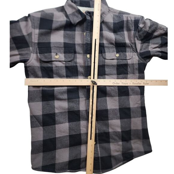 RedHead Fleece Plaid Flannel Jacket Shirt Men Medium Shacket Lumberjack Gorpcore - Picture 4 of 15